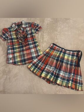 Ralph Lauren Girls Matching Set size 6
